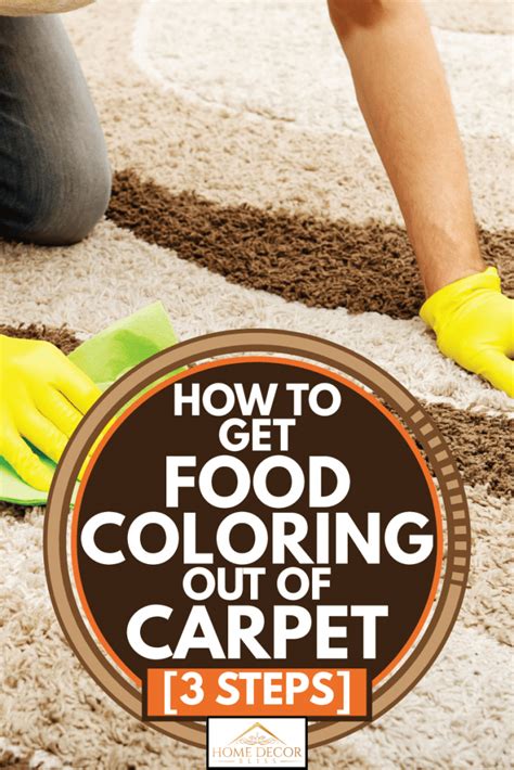 How To Get Food Coloring Out Of Carpet
